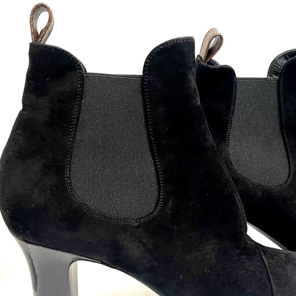 Louis Vuitton Monogram Suede Black Boots Sz. 9 US - Picture 1 of 7